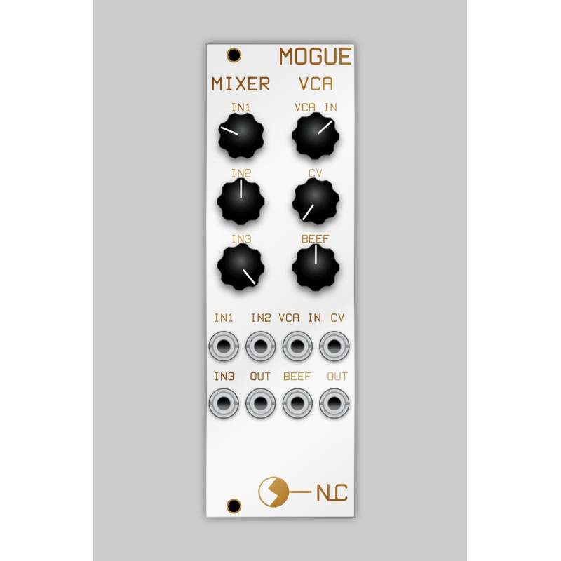 NLC1088 Mogue Mixer/VCA (White NLC Version) - synthCube